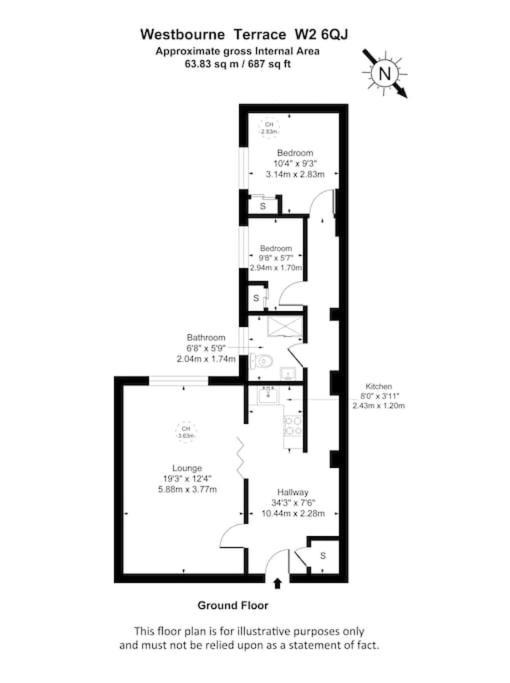 Cosy 2-Bedroom Flat Paddington ลอนดอน ภายนอก รูปภาพ